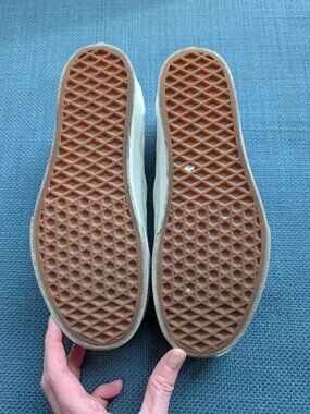 Vans Classic Slip-On Sneakers | Cream Check | Women’s | 9